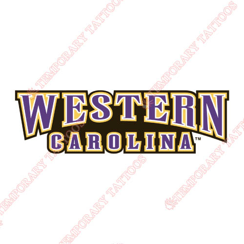 Western Carolina Catamounts Customize Temporary Tattoos Stickers NO.6951